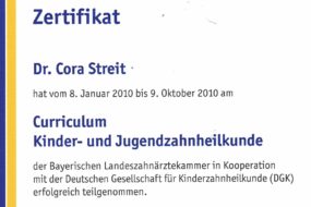 Fortbildung / Zertifikat