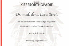 Fortbildung / Zertifikat